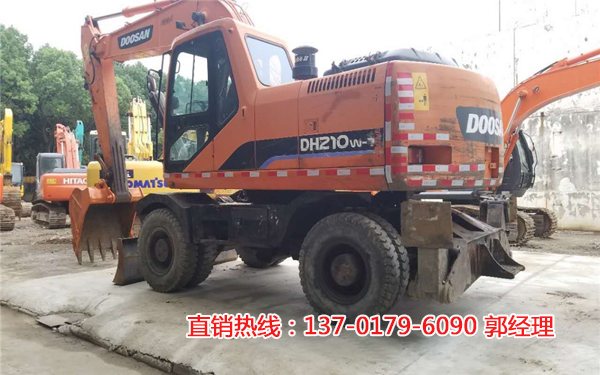 斗山210轮式挖掘机